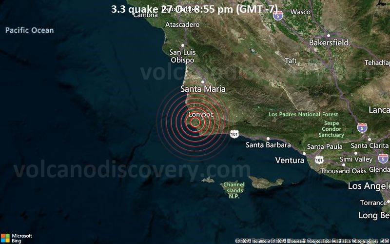 Earthquake Lompoc Today